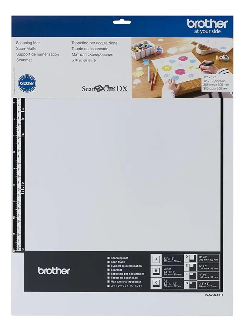 (BR-CADXMATS12) Tapete De Escaneo 12x12 Brother Scanncut Dx Cadxmats12
