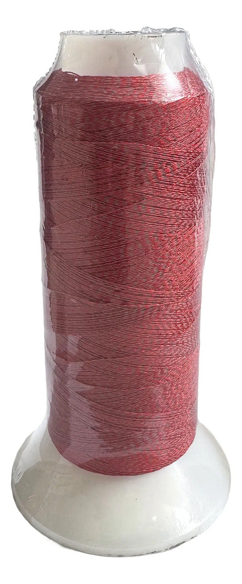 Hilo Reflejante Rojo Para Bordado 1,000m
