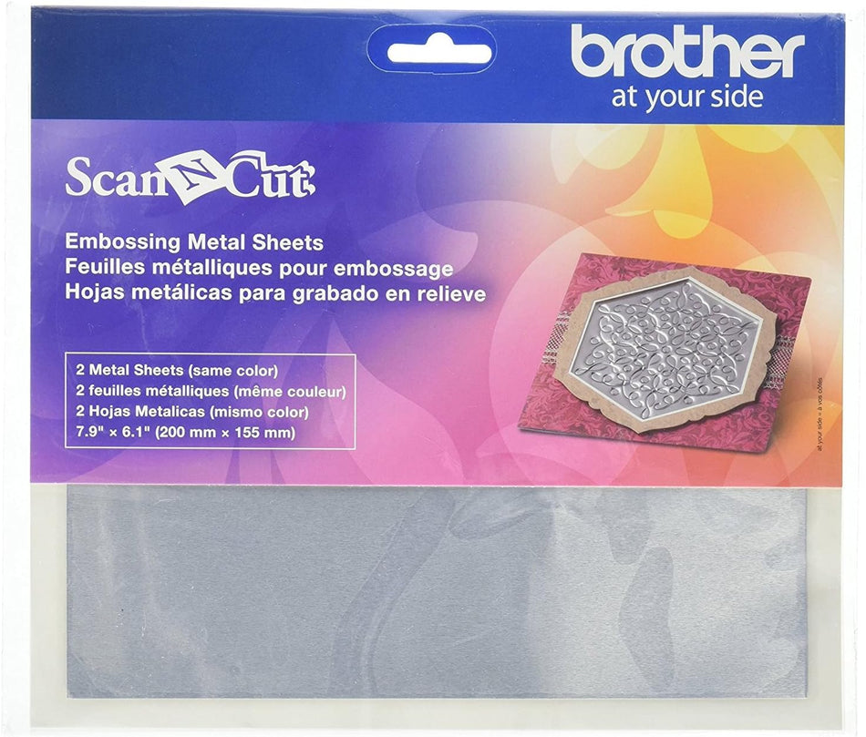 (CAEBSSMS1) Láminas de Metal para Repujado Color Plata