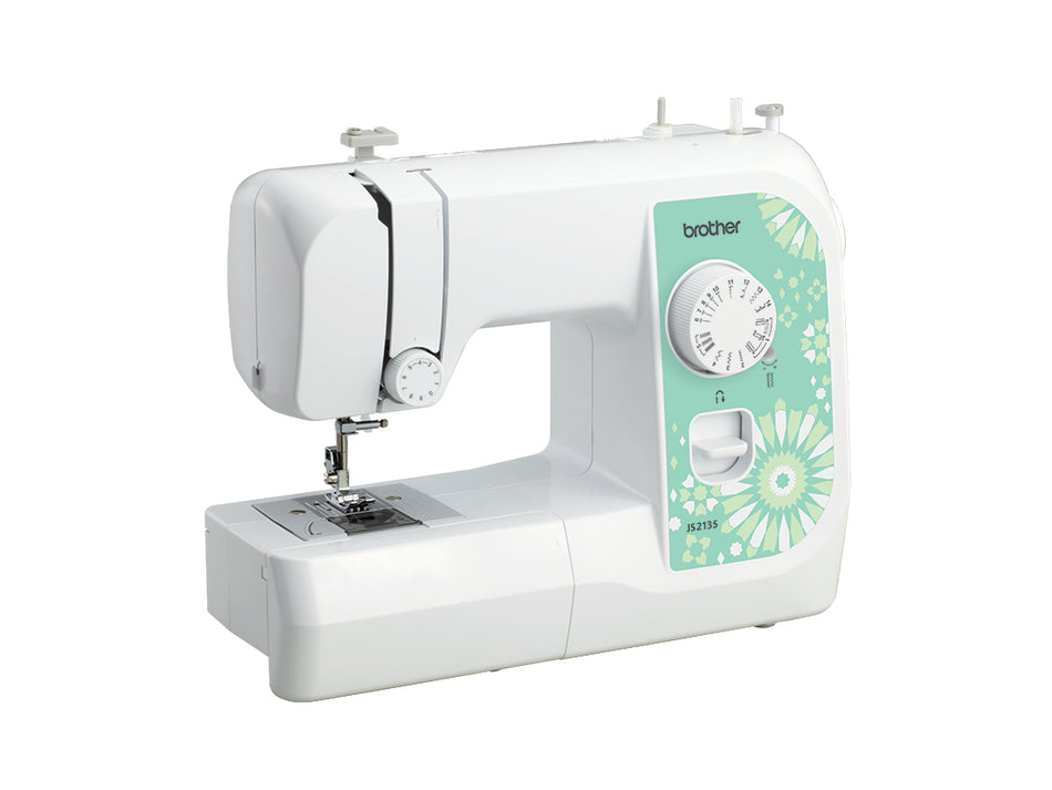 (JS2135) Máquina de Coser Esencial Mecánica Brother 14 Puntadas + Curso Gratis