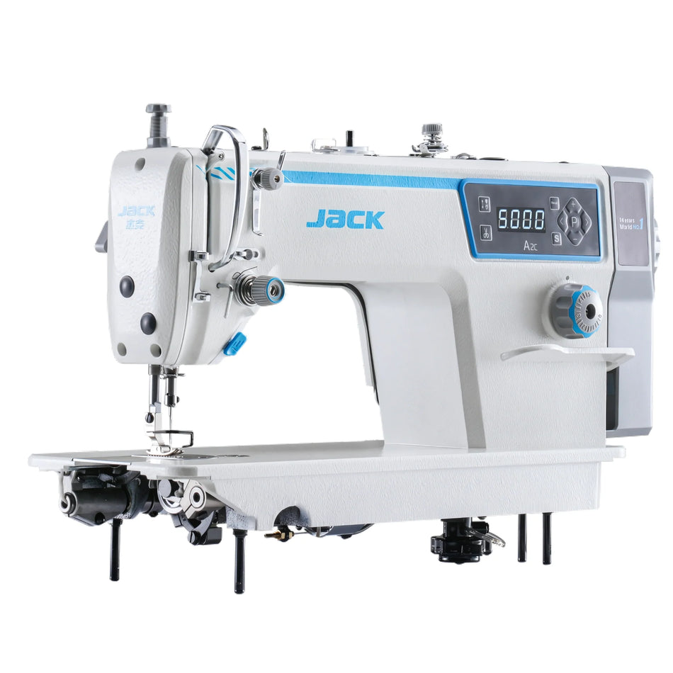 (A2C-CH-7) Máquina Recta con Corte de Hilo Trabajo Pesado Puntada 7mm Jack 110V