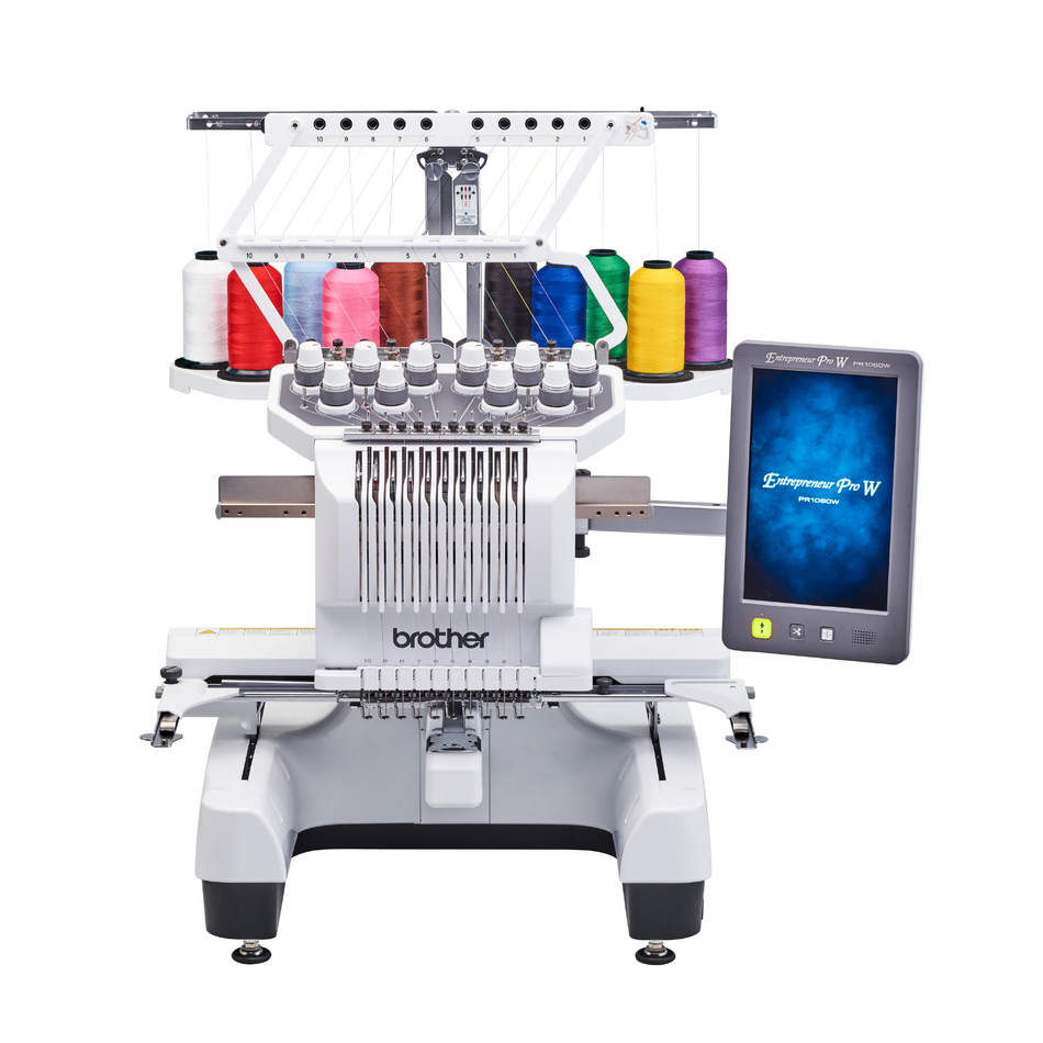 (PR1060W) Bordadora Semi-industrial de 10 Agujas Brother