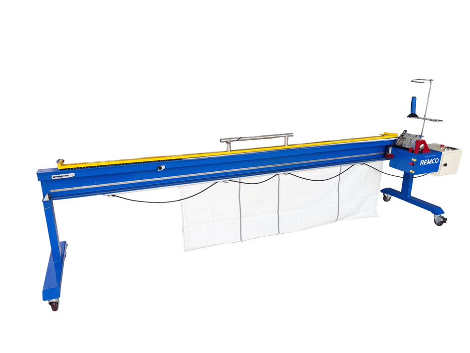 Máquina Unidora de Lienzos Merrow con Riel