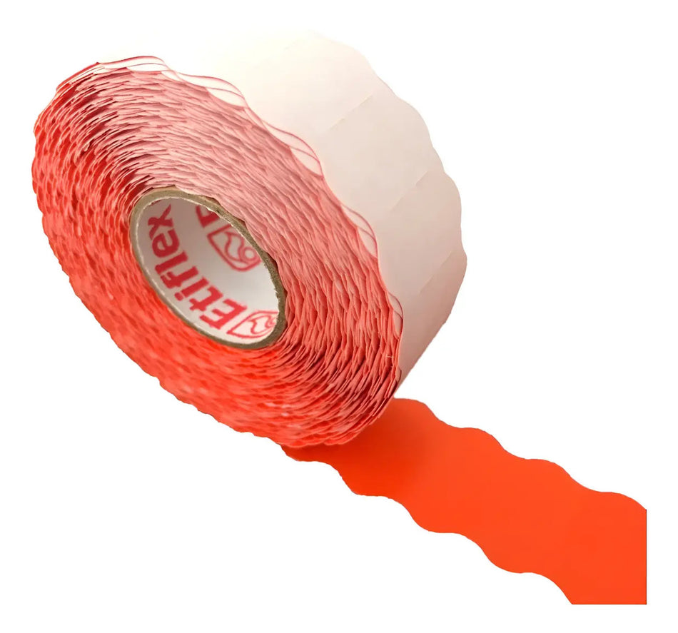 Paquete 10 Rollos De Etiquetas Etiflex Para Foliadora Open