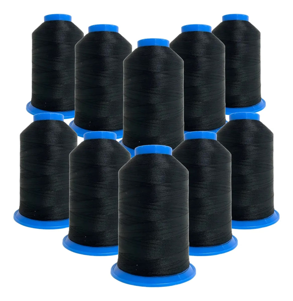 Paquete De 10 Hilos De Bordado Reflex Cono 4,000m Brillante