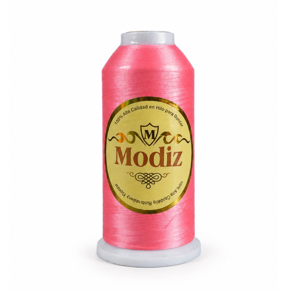 (P2528) Hilo Rosa Fosfo Poliéster 5,000m Modiz